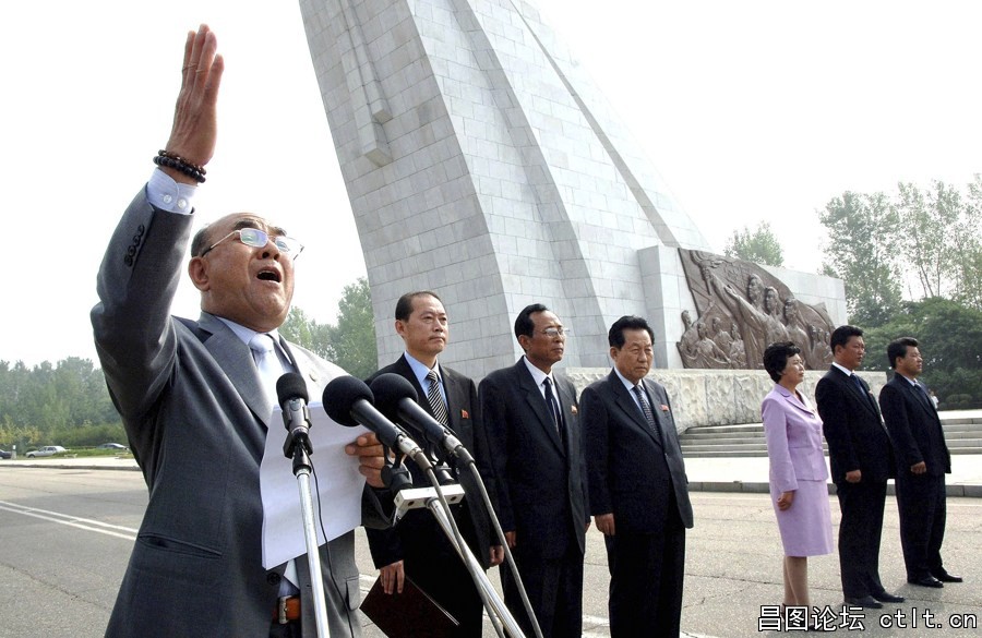 7、当地时间7月5日，朝鲜平壤，卢修熙归国前在朝鲜发表讲话.jpg