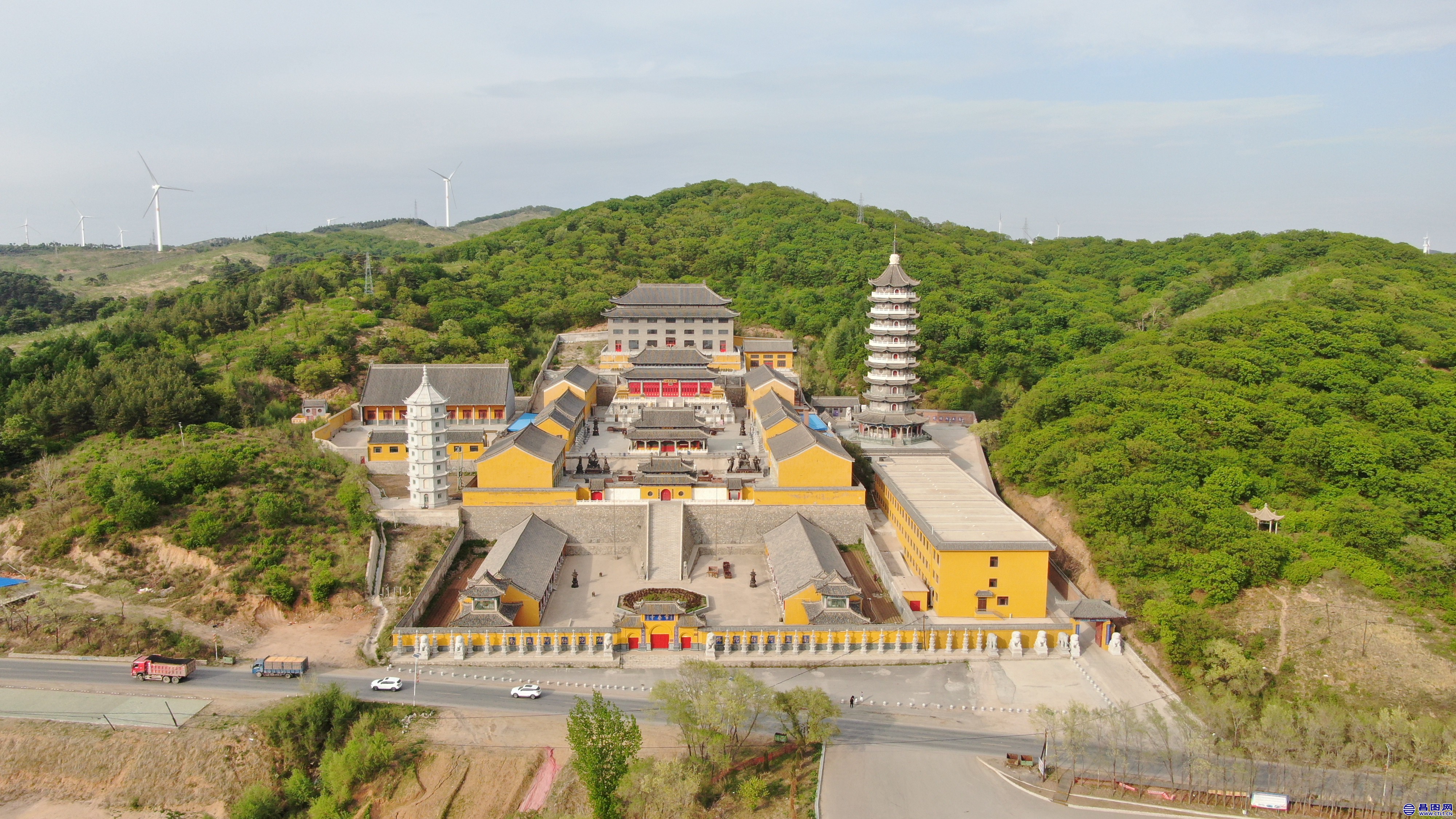 昌图您好-99 鸟瞰辽宁省昌图县常泰寺