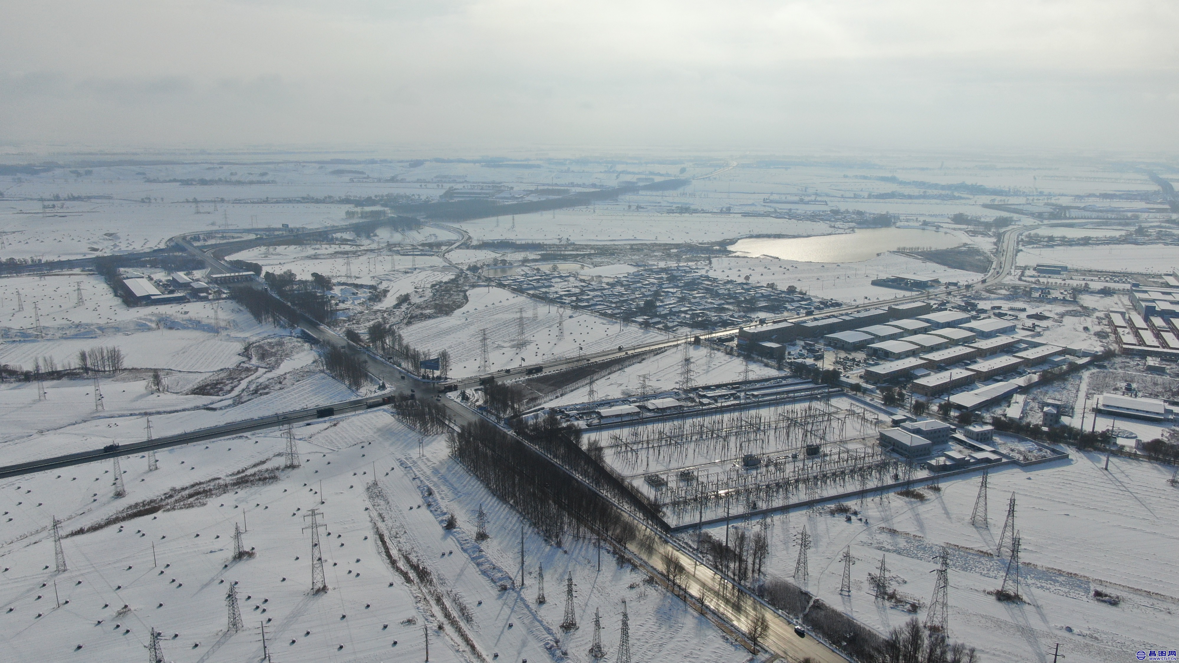 昌图您好-102 辽宁省昌图县2021年10月7日（立冬）-10日连续4天大雪后的景色 银装素裹 拍摄于11月11 日中午