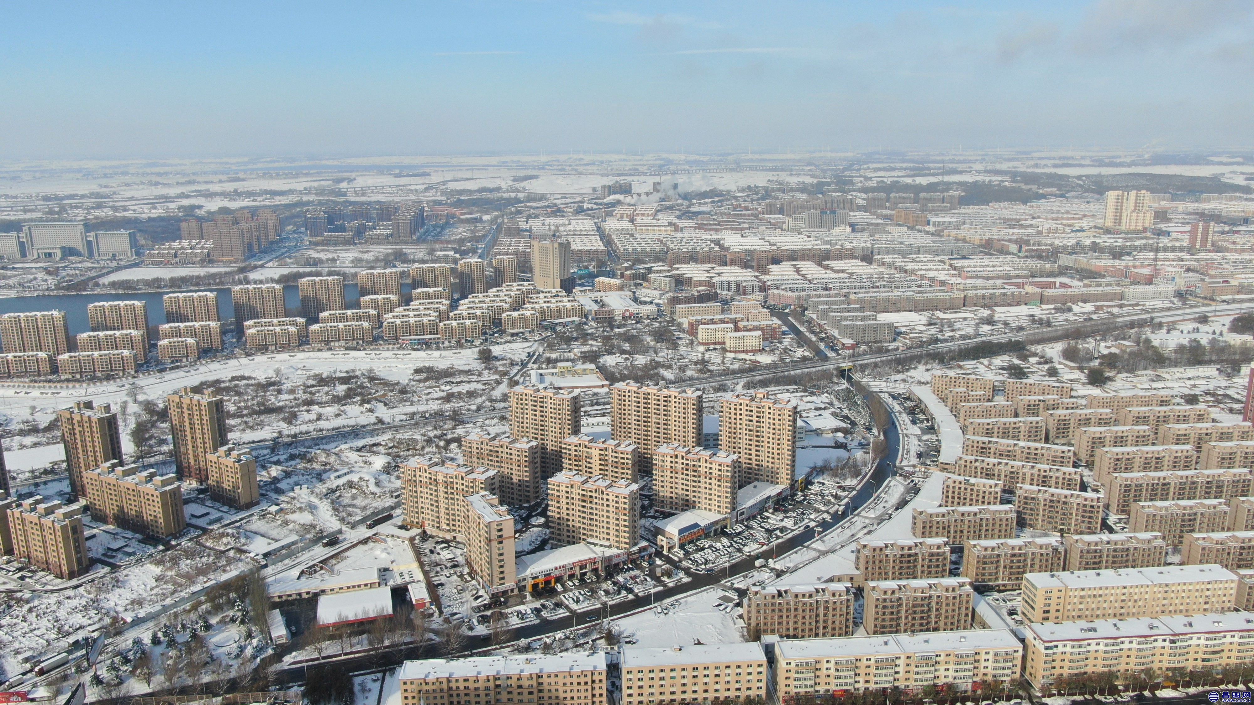 昌图您好-102 辽宁省昌图县2021年10月7日（立冬）-10日连续4天大雪后的景色 银装素裹 拍摄于11月11 日中午