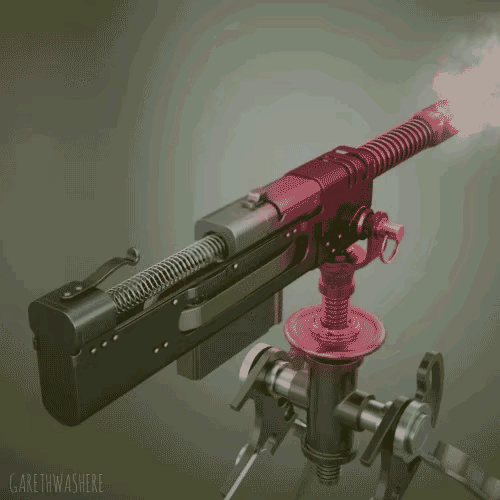 枪炮的发射原理gif动态度