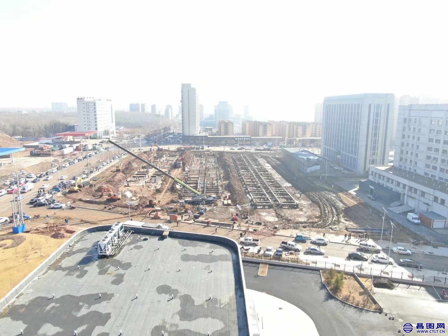 昌图县新区启动健康驿站暨方舱医院项目建设