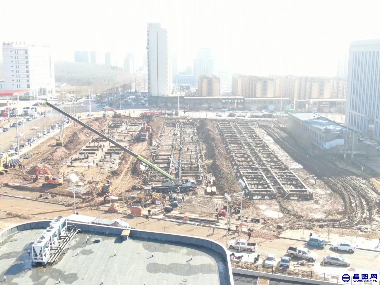 昌图县新区启动健康驿站暨方舱医院项目建设