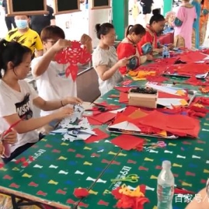 辽宁省昌图县首届“泉家人”剪纸艺术节来了