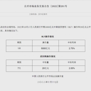 5000 亿元！央行最新公告